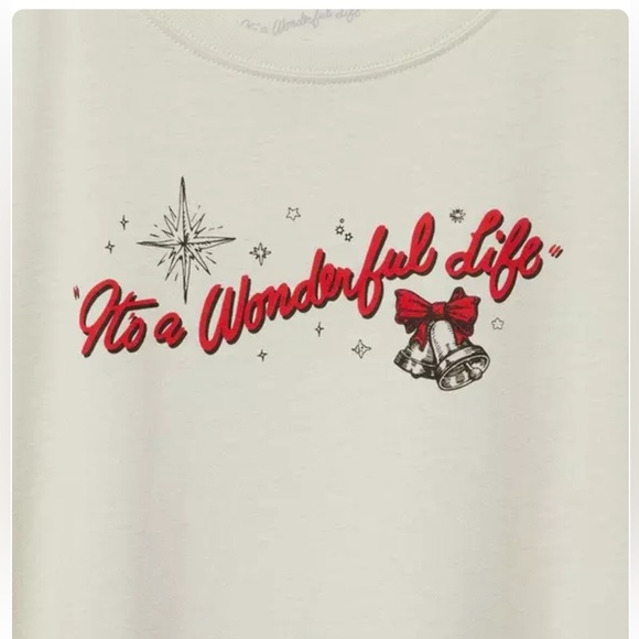 NWT Torrid It’s a Wonderful Life short sleeve t-shirt size 5X - Picture 2 of 6